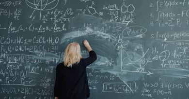 Diverse students learning algebra in a modern classroom setting