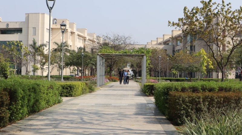 University campus building representing institutional financial challenges