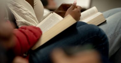 Students from different backgrounds studying together in a classroom