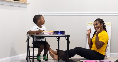 Student receiving one-on-one tutoring support during school day