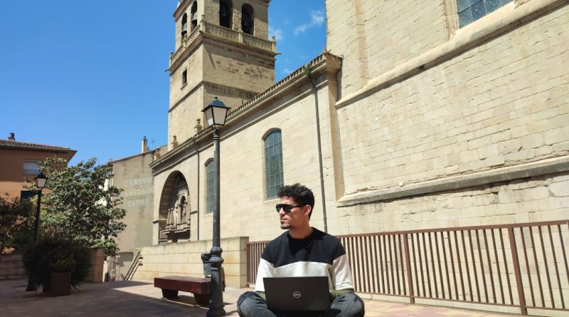 Indian student studying abroad with education loan documents