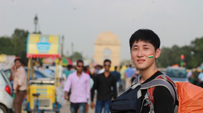 Indian student studying abroad with education loan documents