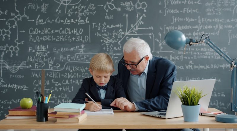 Teacher providing one-on-one tutoring support to a student in classroom setting