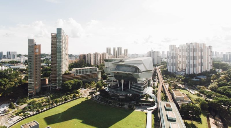 National University of Singapore main campus with modern architecture and international students