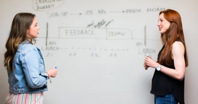 Professor receiving feedback from students during teaching evaluation