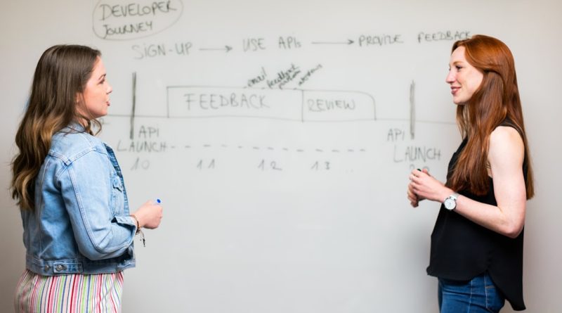 Professor receiving feedback from students during teaching evaluation
