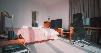Modern student accommodation building in London with diverse students