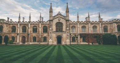 Indian students studying at UK university campus