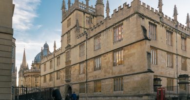 Indian students studying at UK university library and campus